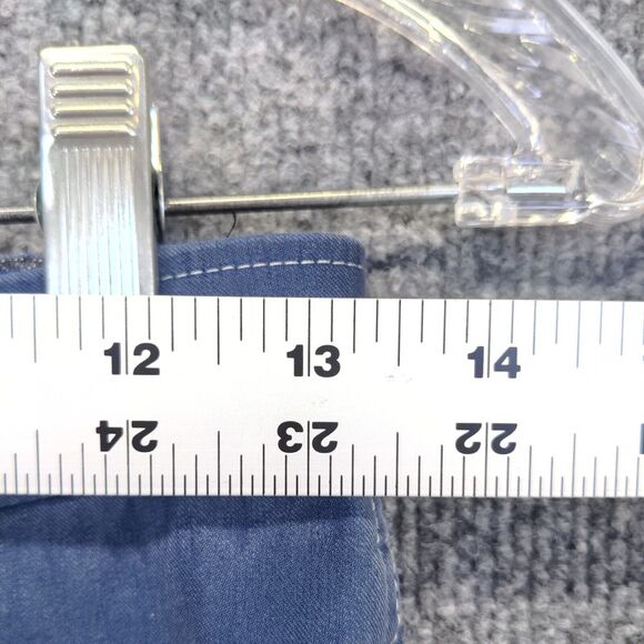 Euro Star Women's Equestrian Breeches Pants Blue S 5-Pocket Zip Fly Tapered Leg - Picture 12 of 13